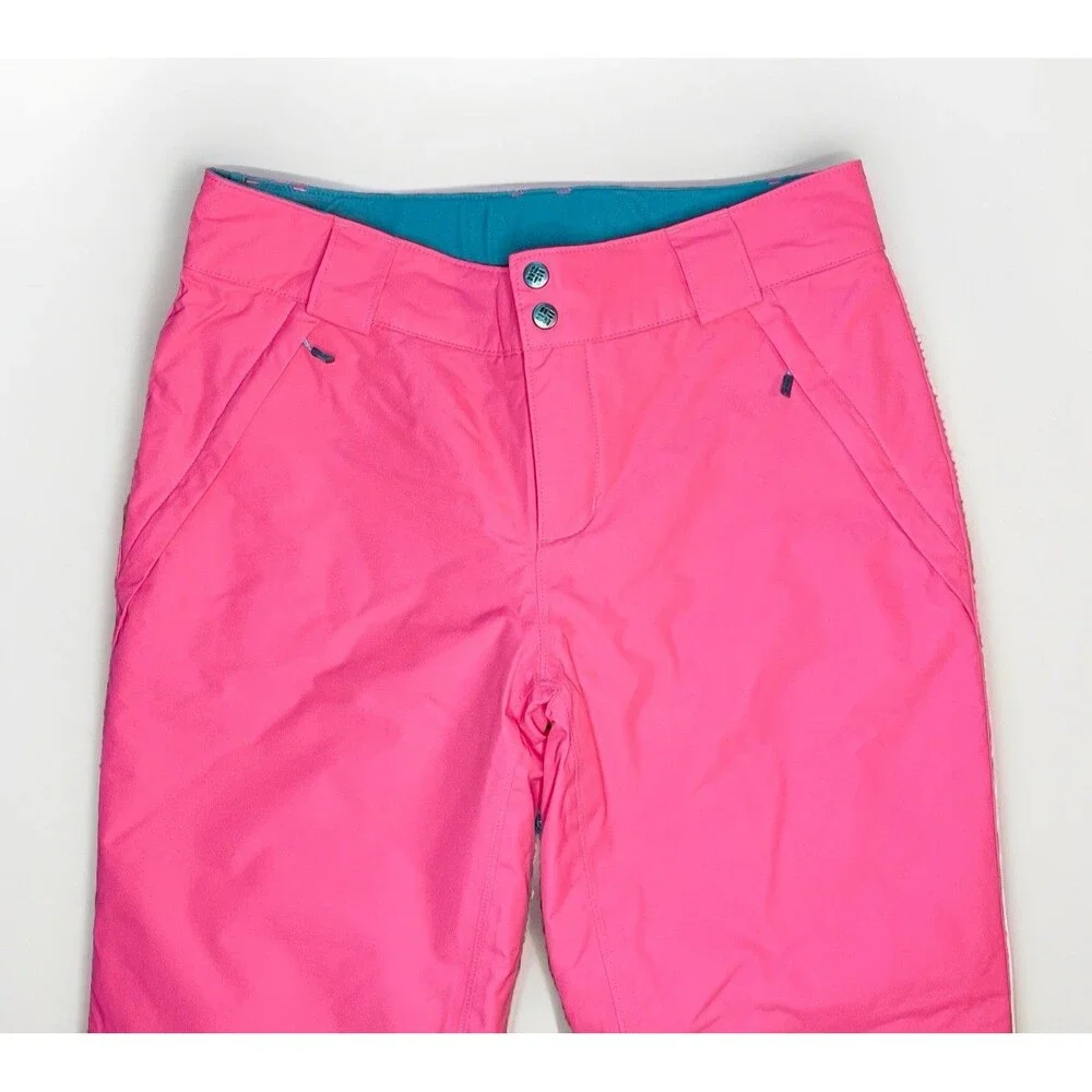Columbia Omni-Tech Women's Adjustable Waist Snow Ski Pants Pink Medium - Picture 3 of 13